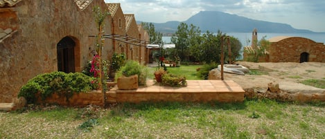 Garden and sea view