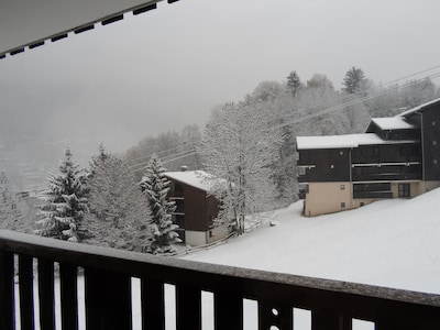 A St Gervais Residence with swimming pool Apt skis, close to the Spa.