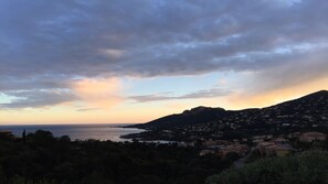 Evening view from the balcony