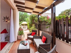 Drinks under the pergola