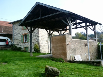 Casa de la granja en Haut Beaujolais / sur de Borgoña
