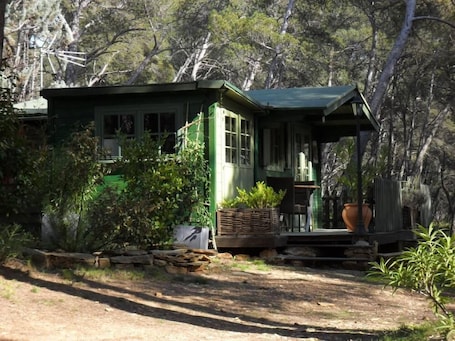 La chalet vu d'extérieur
