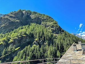 Blick von der Unterkunft