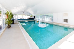 Indoor heated swimming pool