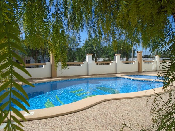 Apartment pool.