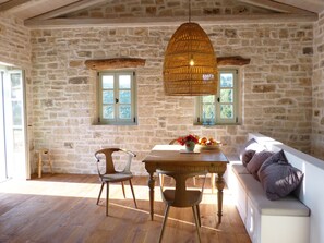 Inside dining area