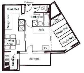 Plan of the apartment