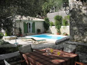 The pool & the Guest House