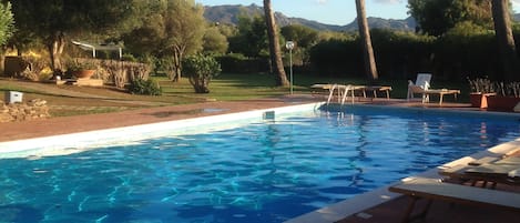 the swimming pool in the communal park