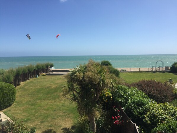 Kite Surfing off the beach