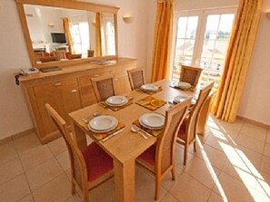 Luxury dining area for at least 6