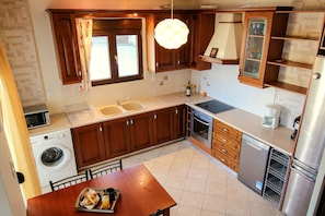 Fully equipped kitchen with all modern amenities.