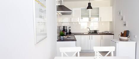 Kitchen and dining area