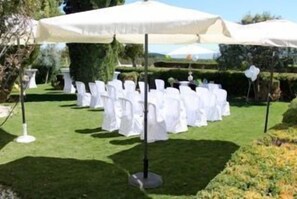 Espace banquet en plein air