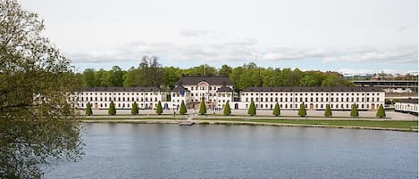 View of Karlberg Castle from balcony