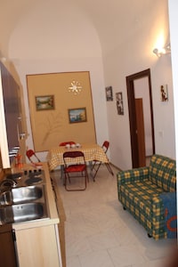   And consists of two apartments of 55 square meters independent      