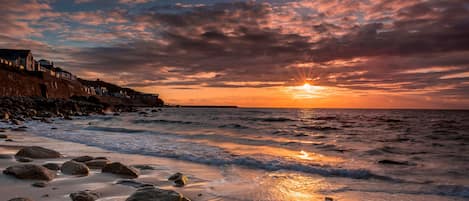 Sunset over the harbour
