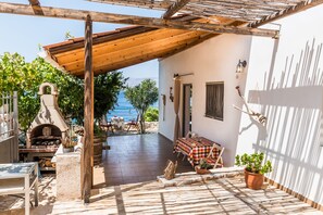 private terrace and bbq