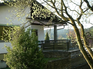 house with sun terraces