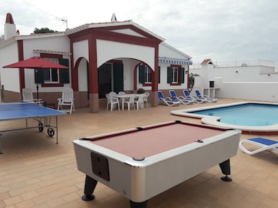 Villa in Calan Porter mit privatem Pool, Klimaanlage, Internet, Billard ..