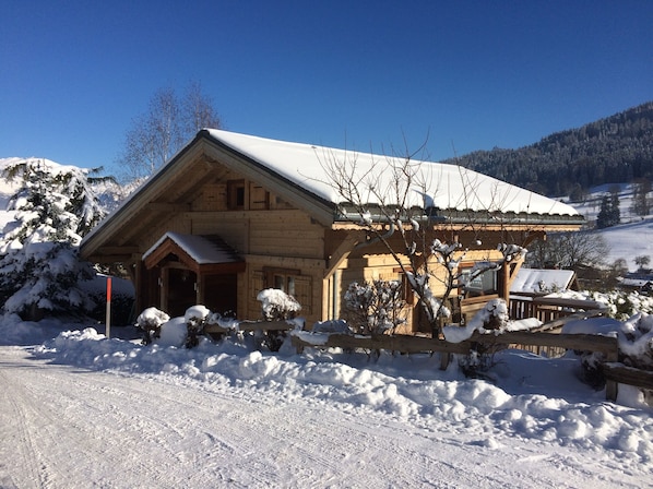 Back of Chalet and Entrance