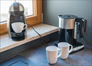 Kaffe och/eller kaffebryggare