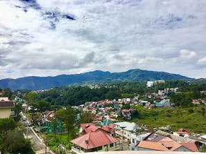 Blick von der Unterkunft