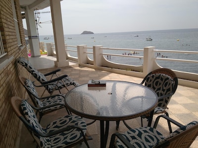 Rest house facing the Mediterranean Sea