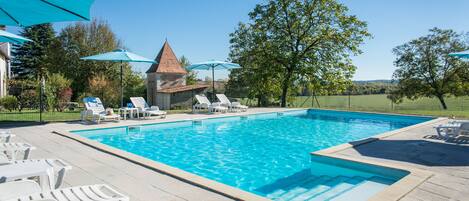 12 x 6m swimming pool.