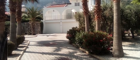 Entrance to villa