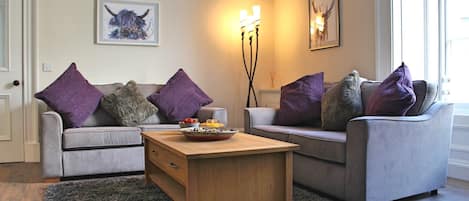 Lounge with comfortable sofas