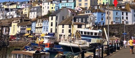 Mariners Cottage directly on the waterfront. Views as far reaching as Torquay