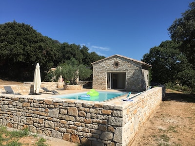 Very beautiful medieval building panoramic view heated pool