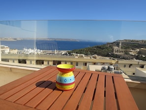 View of mainland Malta  and Comino on your left.