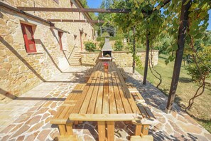 One of the terraces
