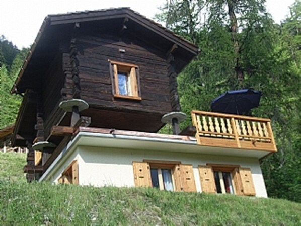 Chalet Cuckoo - the Raccard is the bedroom
