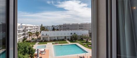 Pool and garden views