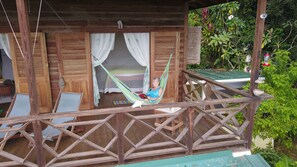 Unwinding & relaxing on the hammock