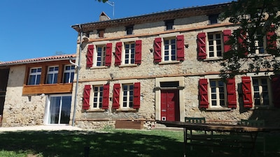 Gite Hacienda 6/7 pers accesible en el corazón del campo de Ariège 