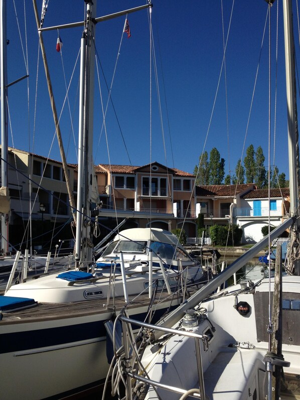 Front view from jetty