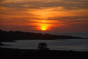 Sunset view from terrace.