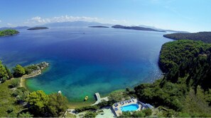 Stunning view of the pool