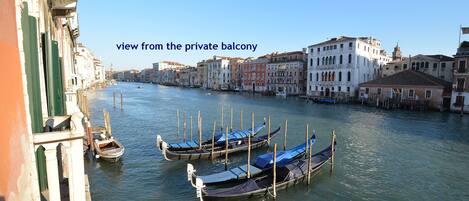 Grand Canal view from the apartment