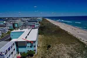 Beachfront Bliss is on the North End of Carolina Beach.  Sand and sun are not an issue here!