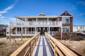 View of Klein Cottage from Private Beach Access