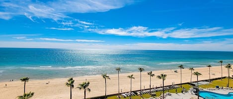 Vue sur la plage/l’océan