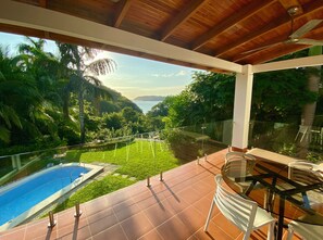 View from balcony over the Bay of Carrillo