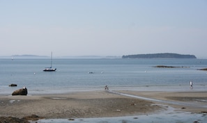 Private sandy beach at the house offers endless enjoyment for all ages.