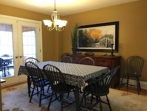 Dining Room just in front of Screened-In porch 