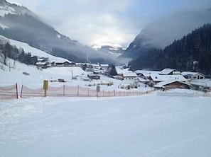 Ski school meeting place/nursery slope